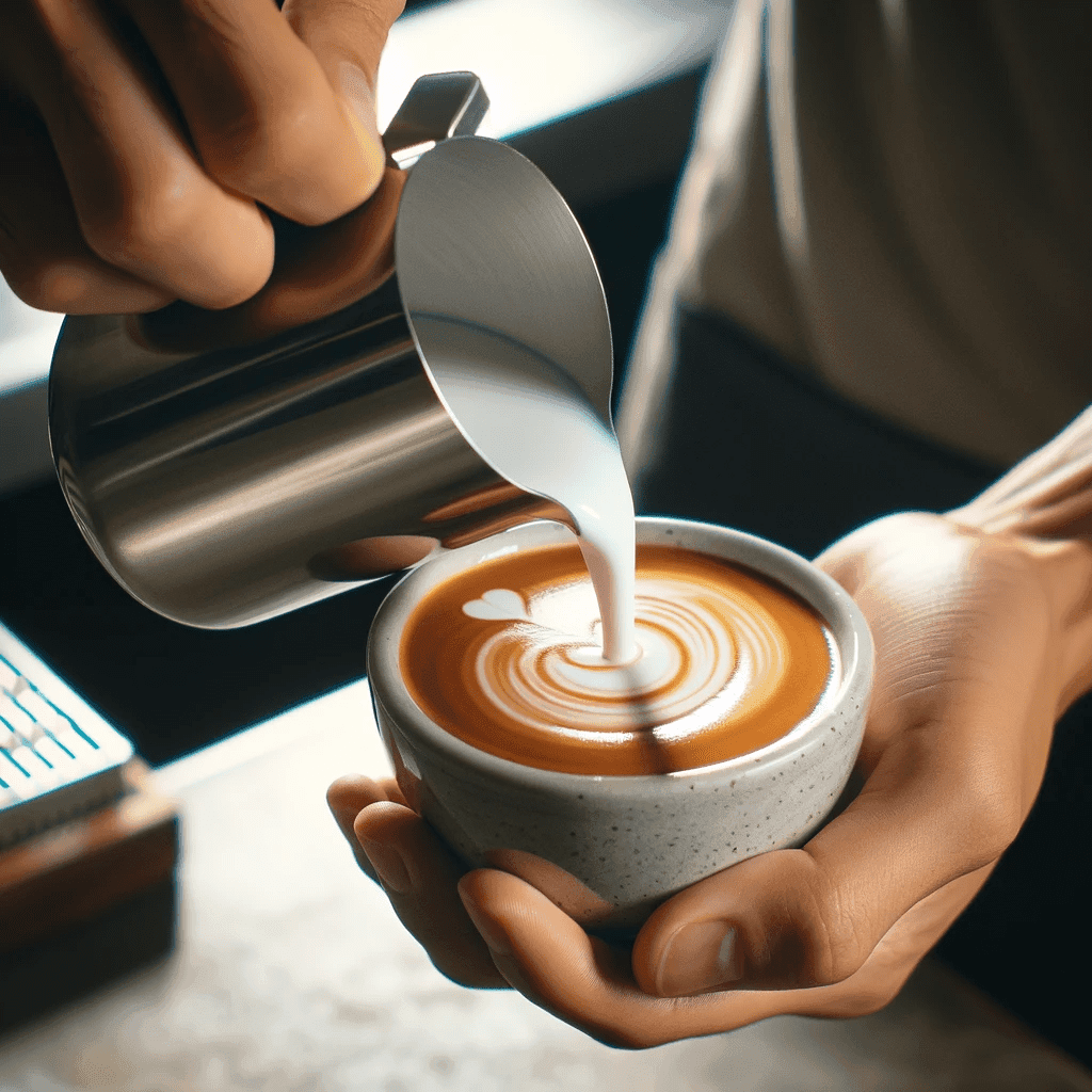cafea latte art
